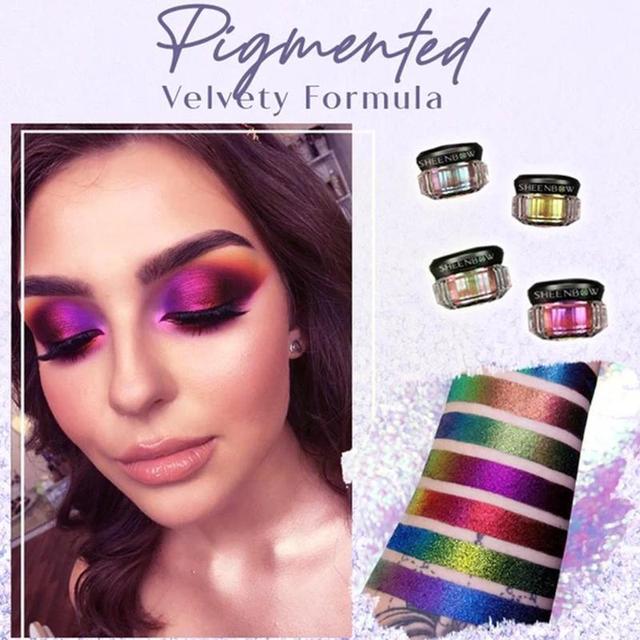 Chameleon Eyeshadow Light Changing Pigment Glitter Makeup Eyeshadow  Cosmetic Eye Stage Long-lasting Makeup